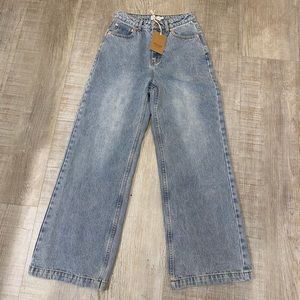 COPY - Brand new ghanda wide leg jeans light wash